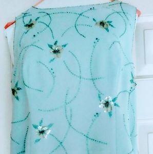 Woman formal dress with jacket to match